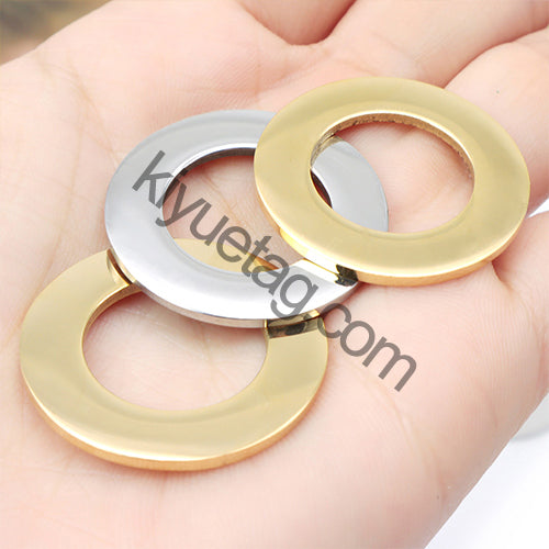 Custom 100Pcs Dog Plate Personalized Round Pet Id Cat Tag Glossy Stainless Steel Engraved Nameplate Collar Accessories