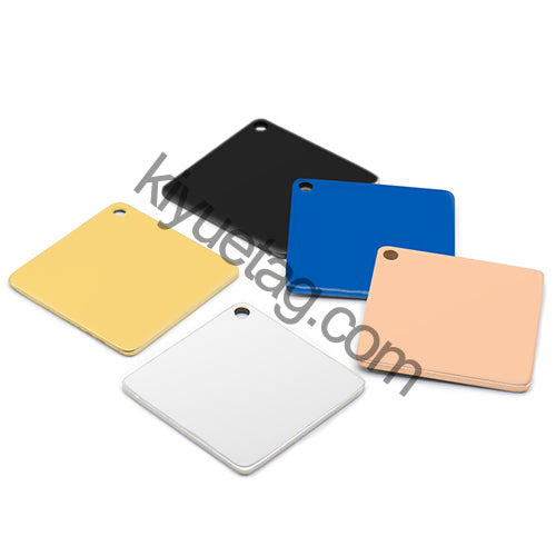 Wholesale 100Pcs Stainless Steel NamePlate Military Pet Square Pendant Tag For Man DIY Charm Jewelry Findings Dog ID