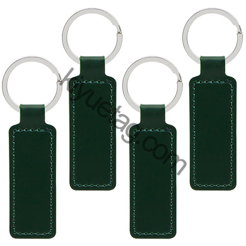 Wholesale 100/50Pcs Bright PU Leather Keychain Dog ID Tags NamePlate Car Gift Pendant PU Key Chain
