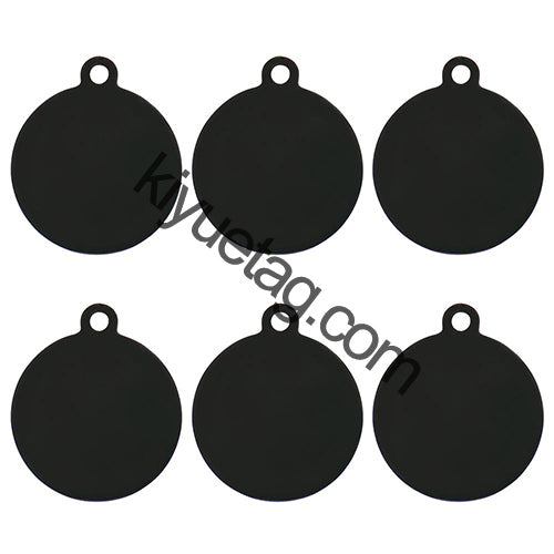 100Pcs Personalized Dog Round Stainless Steel Tag Name Plate Customized Cat Puppy Nameplate Cat Collar Accessories Wholesale
