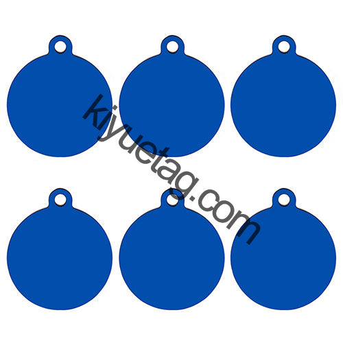 100Pcs Personalized Dog Round Stainless Steel Tag Name Plate Customized Cat Puppy Nameplate Cat Collar Accessories Wholesale