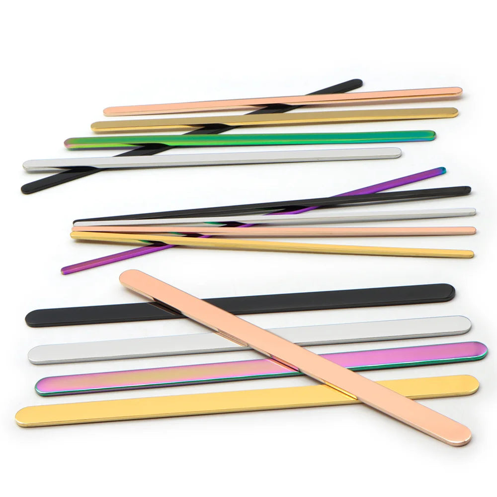 Wholesale 100Pcs 3/6/9mm 160mm Open Cuff Bangle Mirror Polishe Stainless Steel Rectangle CustomizedStrips Name ID Tag Accessorie