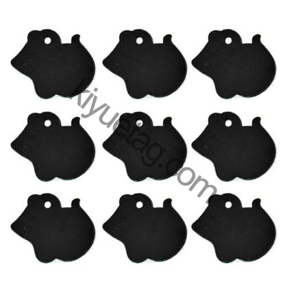 100Pcs/Set Mouse Dog ID Tags Aluminum Pendant