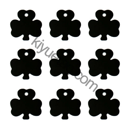 100Pcs/Set Clover Dog ID Tags Aluminum Pendant