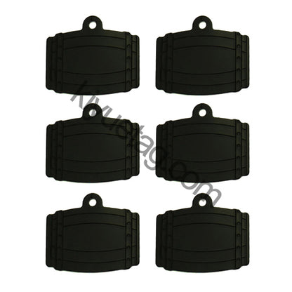100Pcs/Set Bucket Dog ID Tags Aluminum Pendant