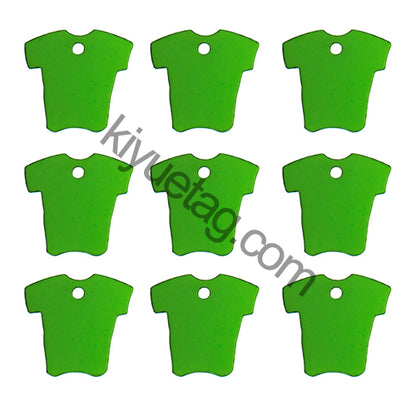 100Pcs/Set Cloth Dog ID Tags Aluminum Pendant