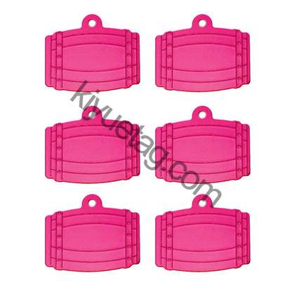 100Pcs/Set Bucket Dog ID Tags Aluminum Pendant