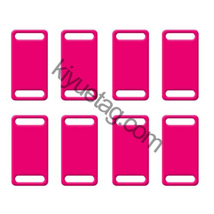 100Pcs/Set Square Plates Dog ID Tags Aluminum Pendant