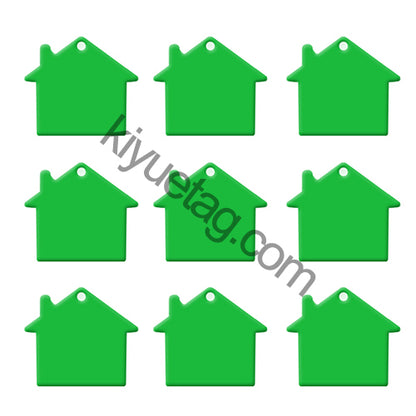 100Pcs/Set House Dog ID Tags Aluminum Pendant