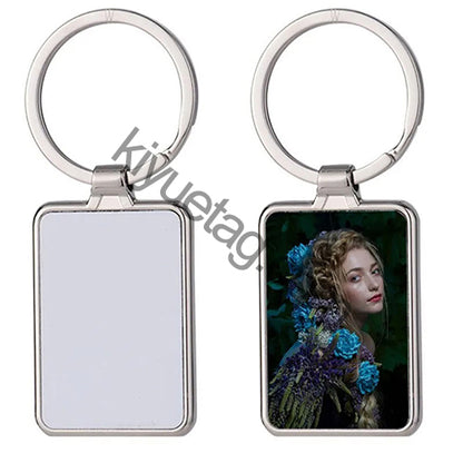 Wholesale 100 50 20PCS Sublimation Blanks Tag Metal Heart DIY Dog Tag For Christmas Keychain