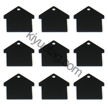 100Pcs/Set New House Dog ID Tags Aluminum Pendant