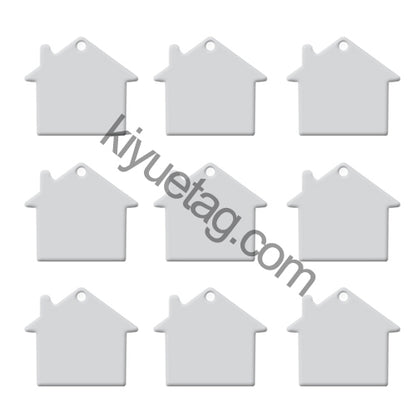 100Pcs/Set House Dog ID Tags Aluminum Pendant