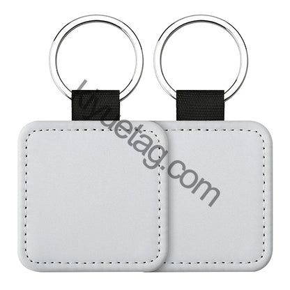 Wholesale 100 50 20PCS Sublimation PU Blanks Tag Dog Tag For Diy Keychain