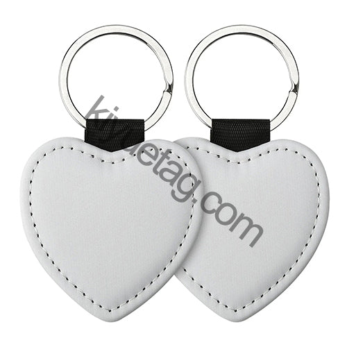 Wholesale 100 50 20PCS Sublimation PU Blanks Tag Dog Tag For Diy Keychain