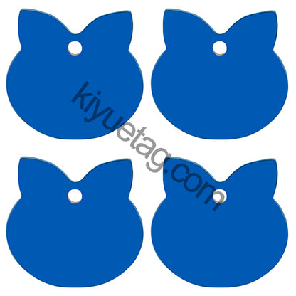 Wholesale 100pcs Personalized Dog Tag Pet ID Name Blank Customized Cat Puppy  Stainless Steel Collar Pet Accessorie Dropshipping