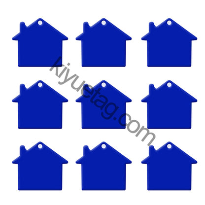 100Pcs/Set House Dog ID Tags Aluminum Pendant
