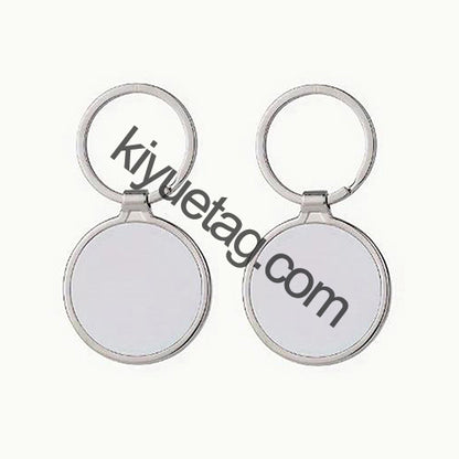 Wholesale 100 50 20PCS Sublimation Blanks Tag Metal Heart DIY Dog Tag For Christmas Keychain