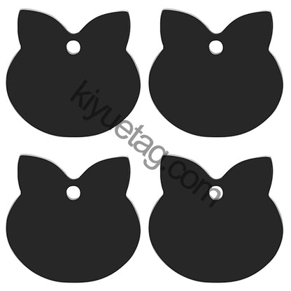 Wholesale 100pcs Personalized Dog Tag Pet ID Name Blank Customized Cat Puppy  Stainless Steel Collar Pet Accessorie Dropshipping