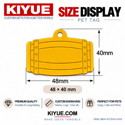 Luggage Shape Aluminum ID Tags – Wholesale Engraving Blanks