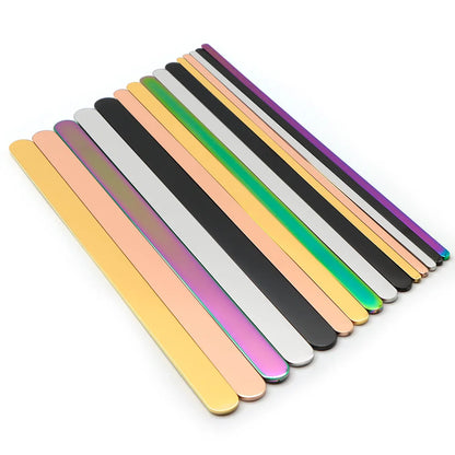 Wholesale 100Pcs 3/6/9mm 160mm Open Cuff Bangle Mirror Polishe Stainless Steel Rectangle CustomizedStrips Name ID Tag Accessorie