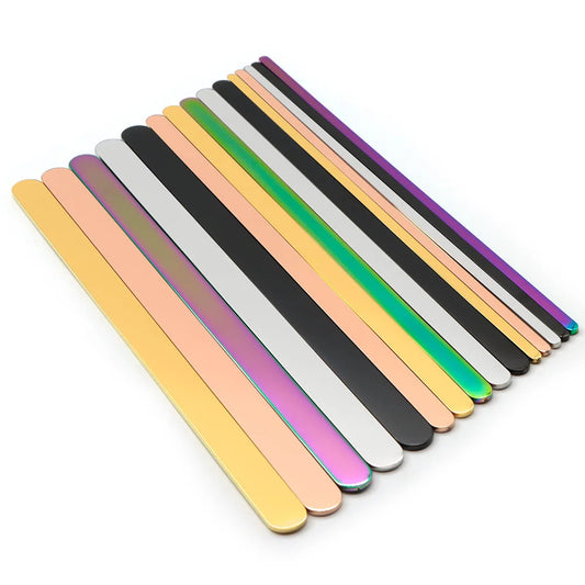 Wholesale 100Pcs 3/6/9mm 160mm Open Cuff Bangle Mirror Polishe Stainless Steel Rectangle CustomizedStrips Name ID Tag Accessorie