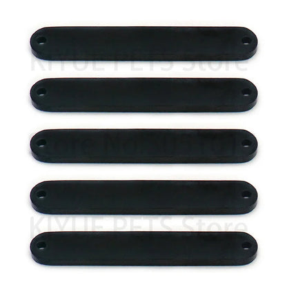 Wholesale 100Pcs Pet Id Tag Mirror Polish Stainless Steel Rectangle Personalised Stamping Blank Bar Charm Anti-lost For DIY NAME